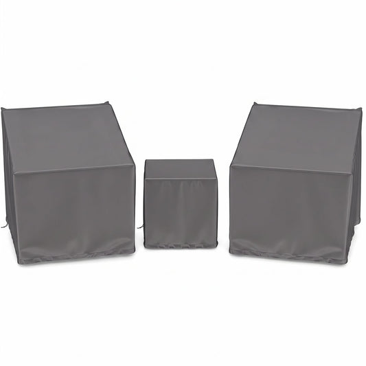 Outdoor Patio Furniture Covers, 3 Piece Bistro Set, Gray Outdoor Furniture Accessories Gray at Gallery Canada