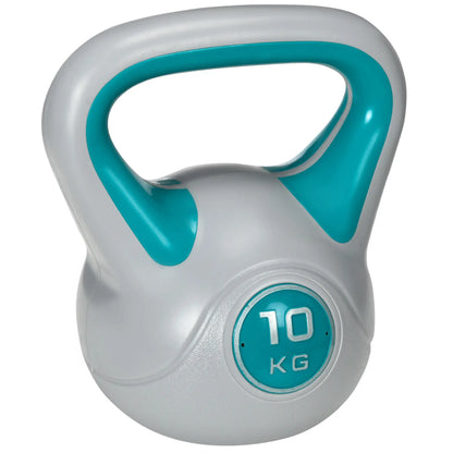 22 Lb Soft Kettlebell, Sand Filled Weight, Light Blue
