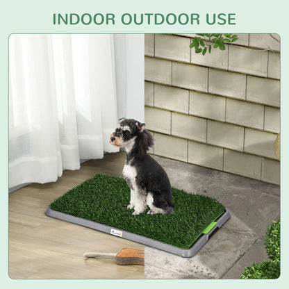 Artificial Grass Dog Pee Pad, 26" x 16", 2 Packs, Green Elevated Dog Beds at Gallery Canada