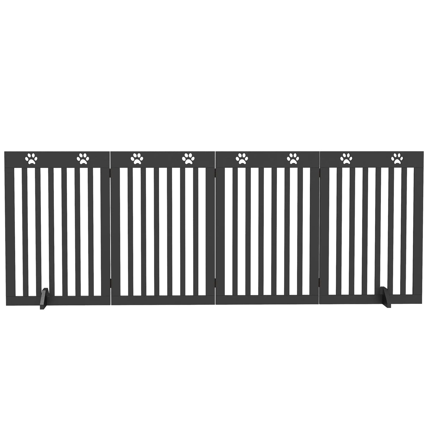 80 Extra Wide Pet Gate With Support Feet, Black Houses, Kennels & Pens Black at Gallery Canada