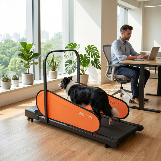 Pet Treadmill for Small & Medium Dogs with LED Display and Adjustable Speed, Black Dog Supplies Black at Gallery Canada