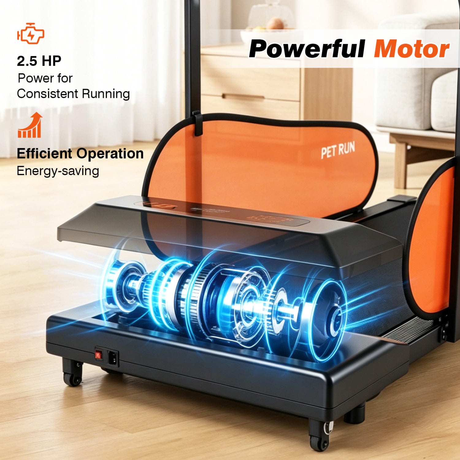 Pet Treadmill for Small & Medium Dogs with LED Display and Adjustable Speed, Black Dog Supplies at Gallery Canada