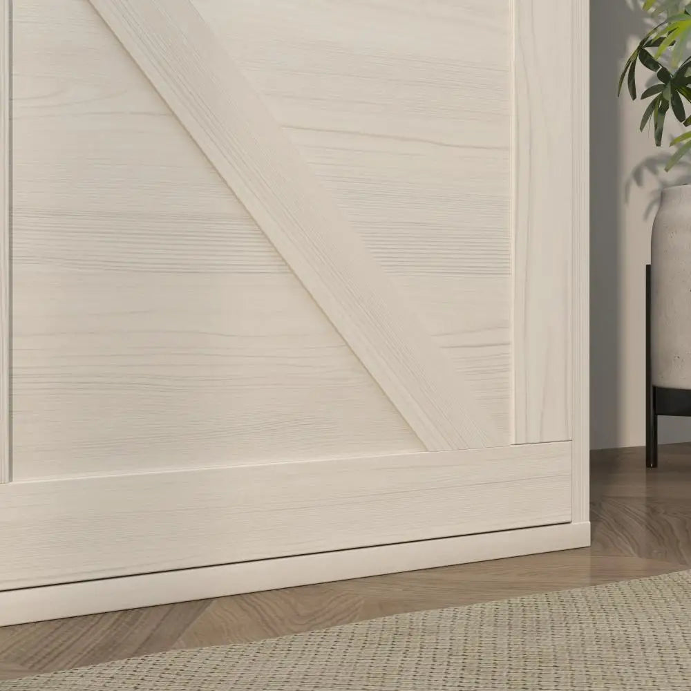 Narrow Shoe Storage Cabinet, 2 Flip Drawers, Adjustable Shelves, White Oak Shoe Storage Cabinets & Racks at Gallery Canada