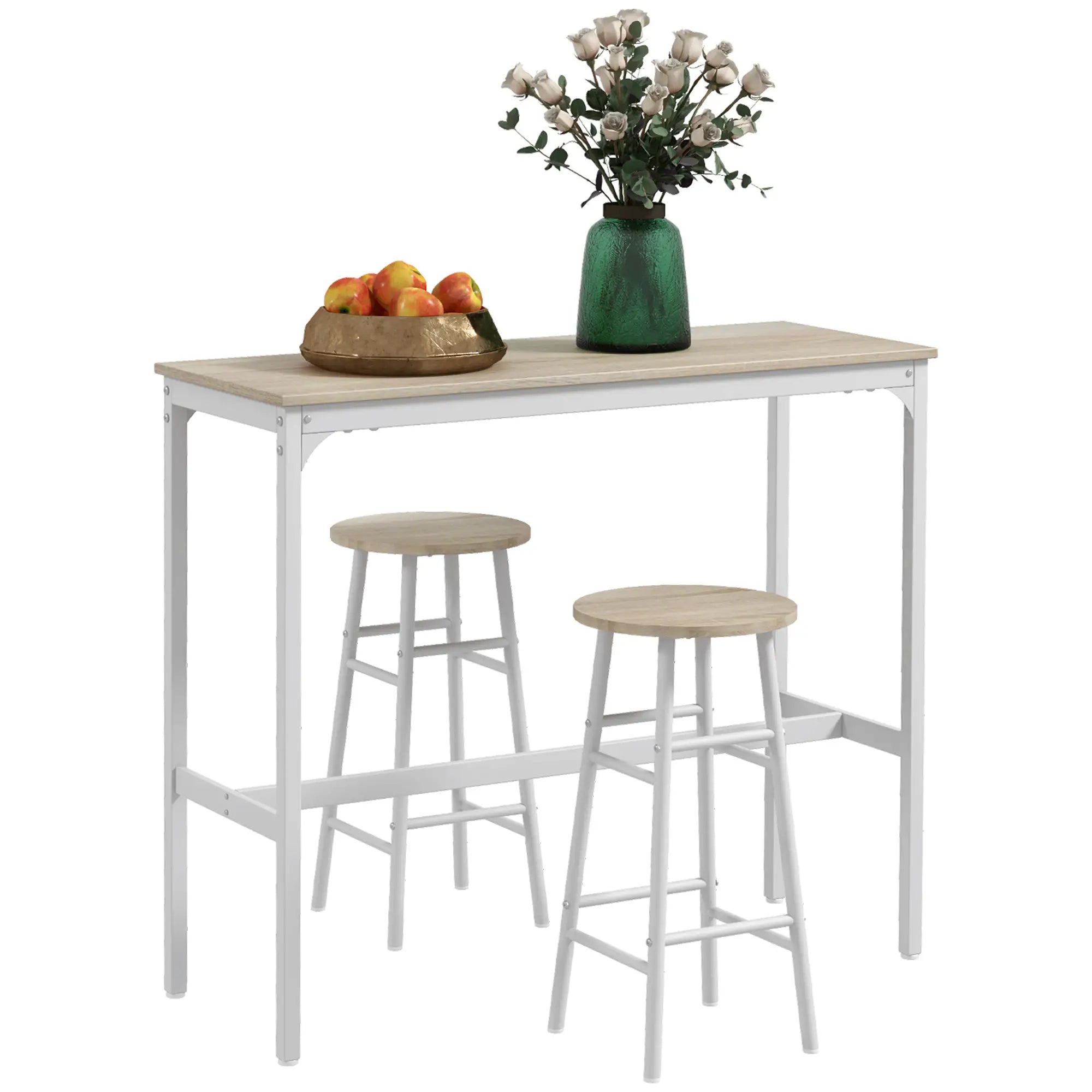 3-Piece Counter Height Bar Table And Chairs Set For 2 Bar Sets at Gallery Canada