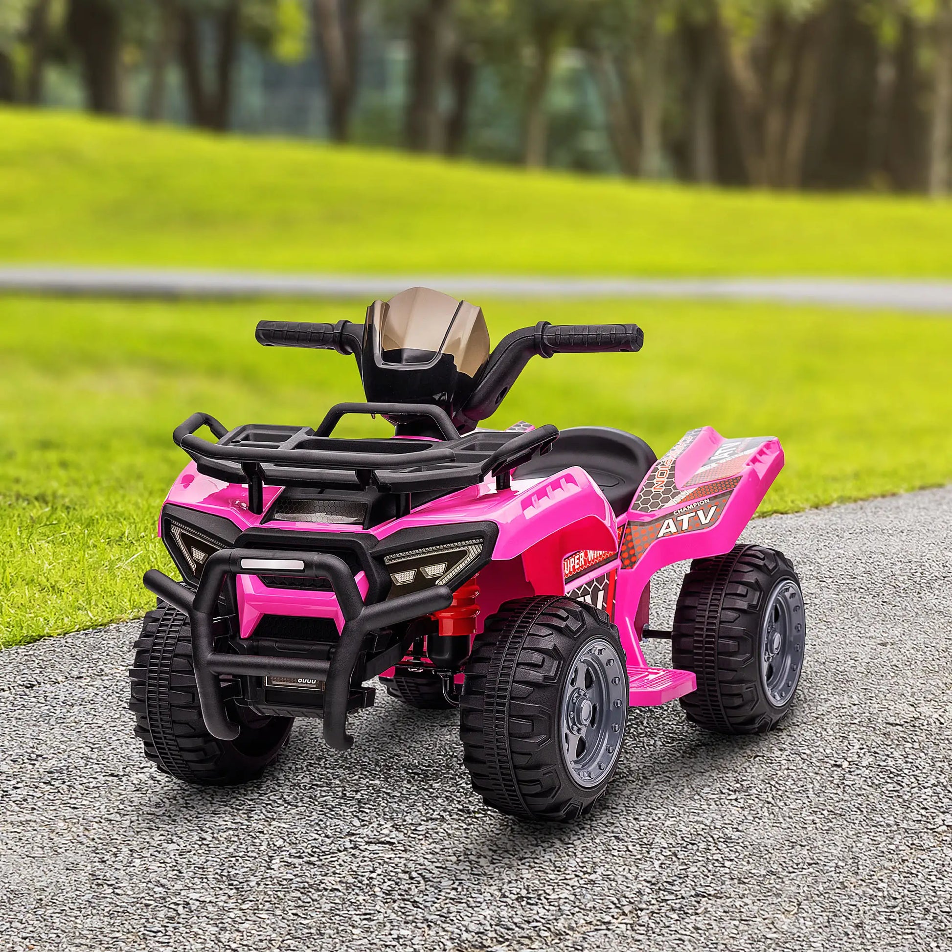 6V Kids ATV Quad, 4 Wheeler Electric Ride-On Car, Ages 18-36 Months, Pink Electric Toy Cars at Gallery Canada
