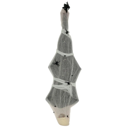 55.9 Inch Life Size Hanging Mummy with Spider Web, Animated, Motion Activated Halloween Decorations Multi Colour at Gallery Canada