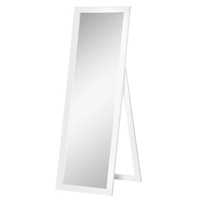 58" x 20" Full Length Mirror, Floor Standing, Bedroom Living Room, White Full Length Mirrors at Gallery Canada