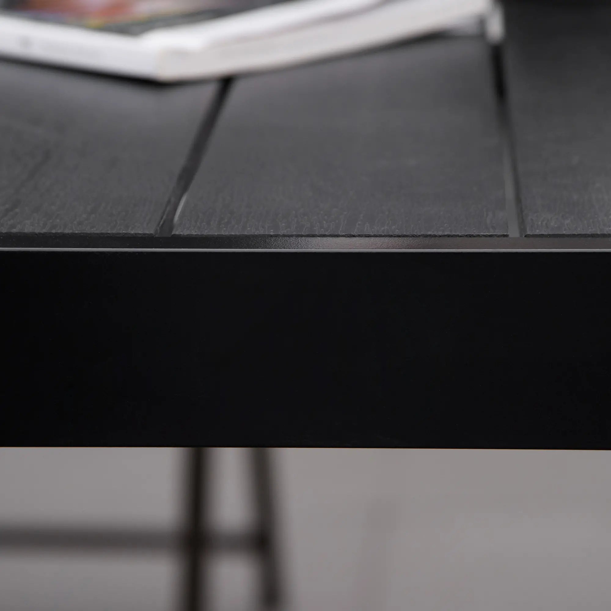 Rectangular Aluminum Patio Dining Table for 8, Black Patio Dinning Tables at Gallery Canada