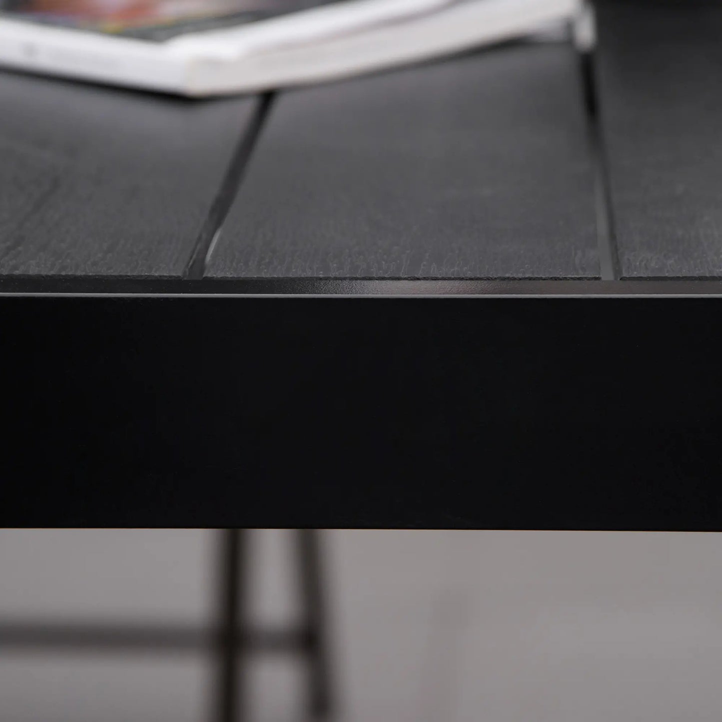 Rectangular Aluminum Patio Dining Table for 8, Black Patio Dinning Tables at Gallery Canada