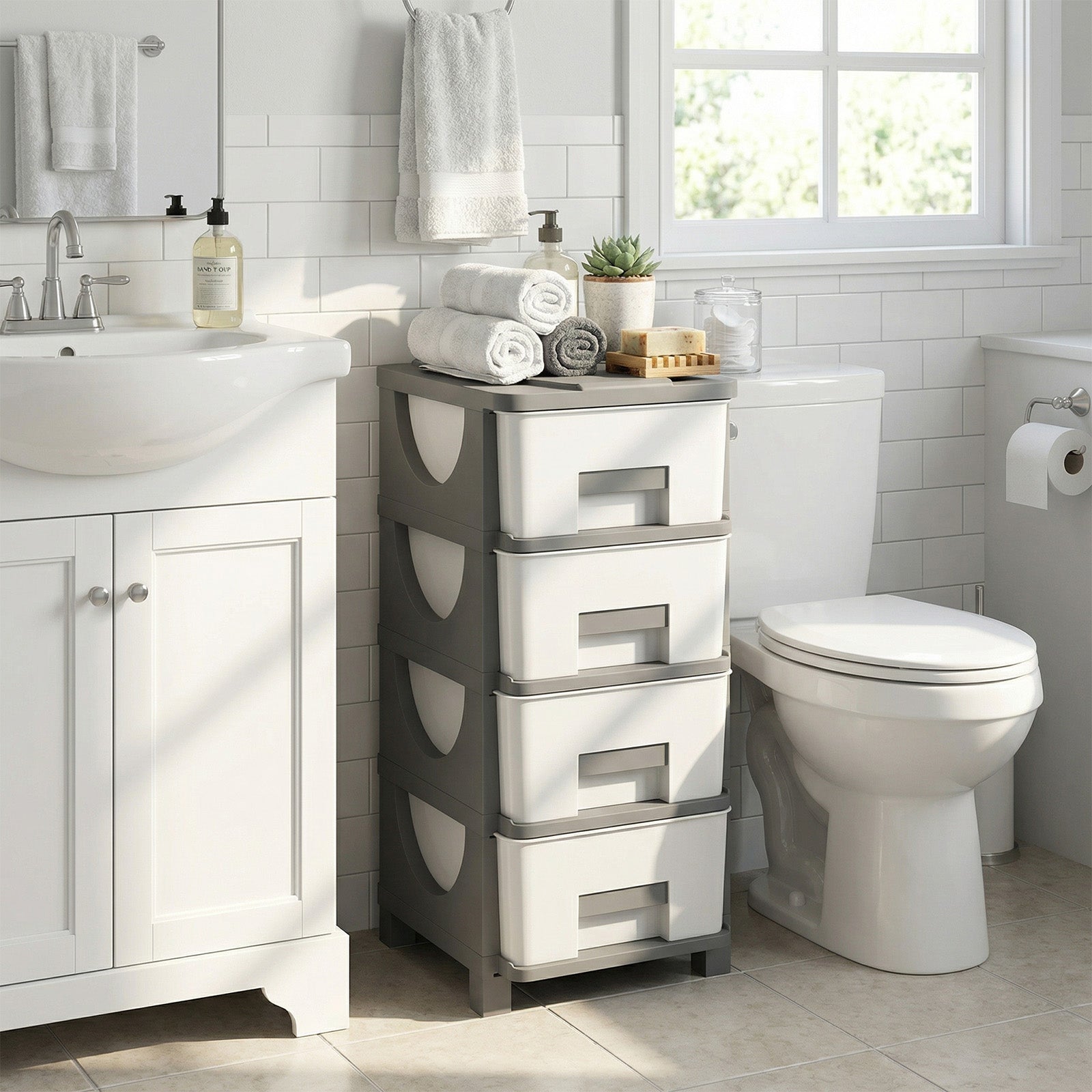 Plastic Storage Drawer Cabinet Side Table Dressers & Chests at Gallery Canada