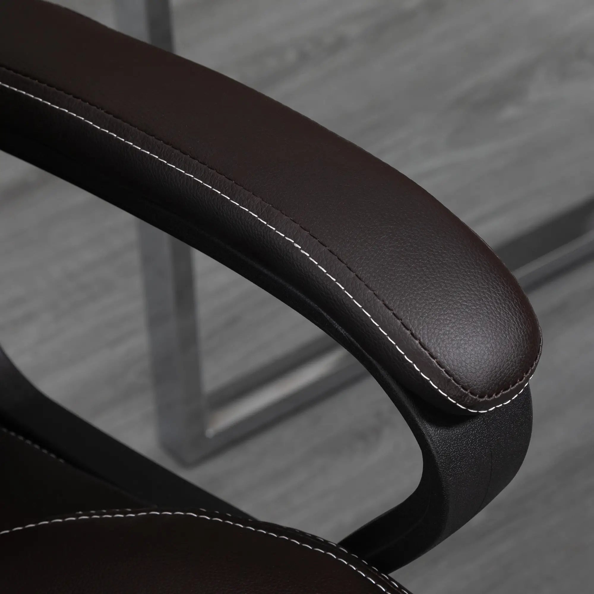 Massage Office Chair, High Back, 6-Point Vibration, Adjustable Height, Brown Massage Chairs at Gallery Canada