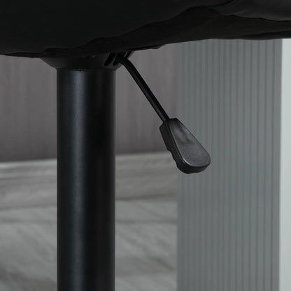 Adjustable Counter Height Bar Stools, Set of 2, 360° Swivel, Vintage Leather, Retro Grey, Grey Bar Stools at Gallery Canada