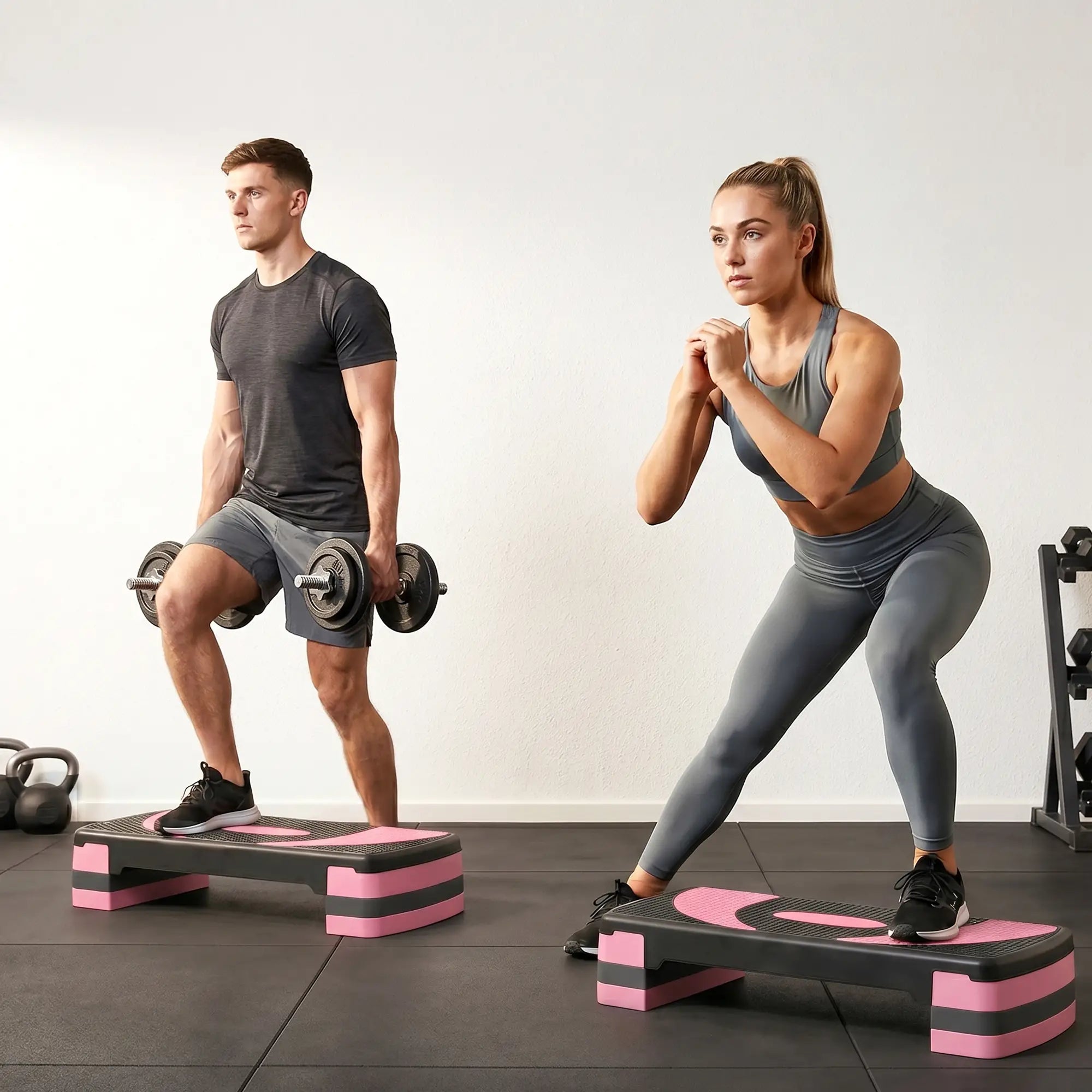 Adjustable Aerobic Stepper, Exercise Platform, 4