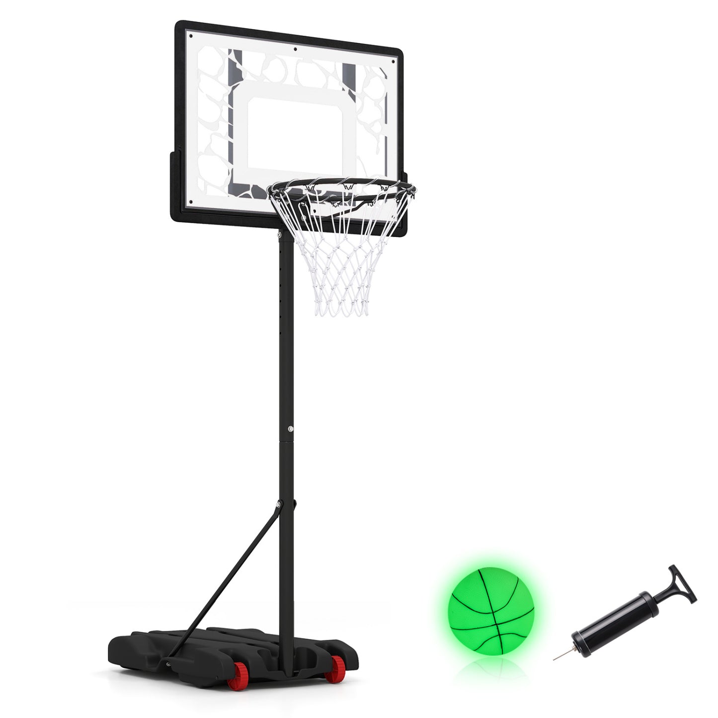 LED Pool Basketball Hoop for Driveway Night Training
