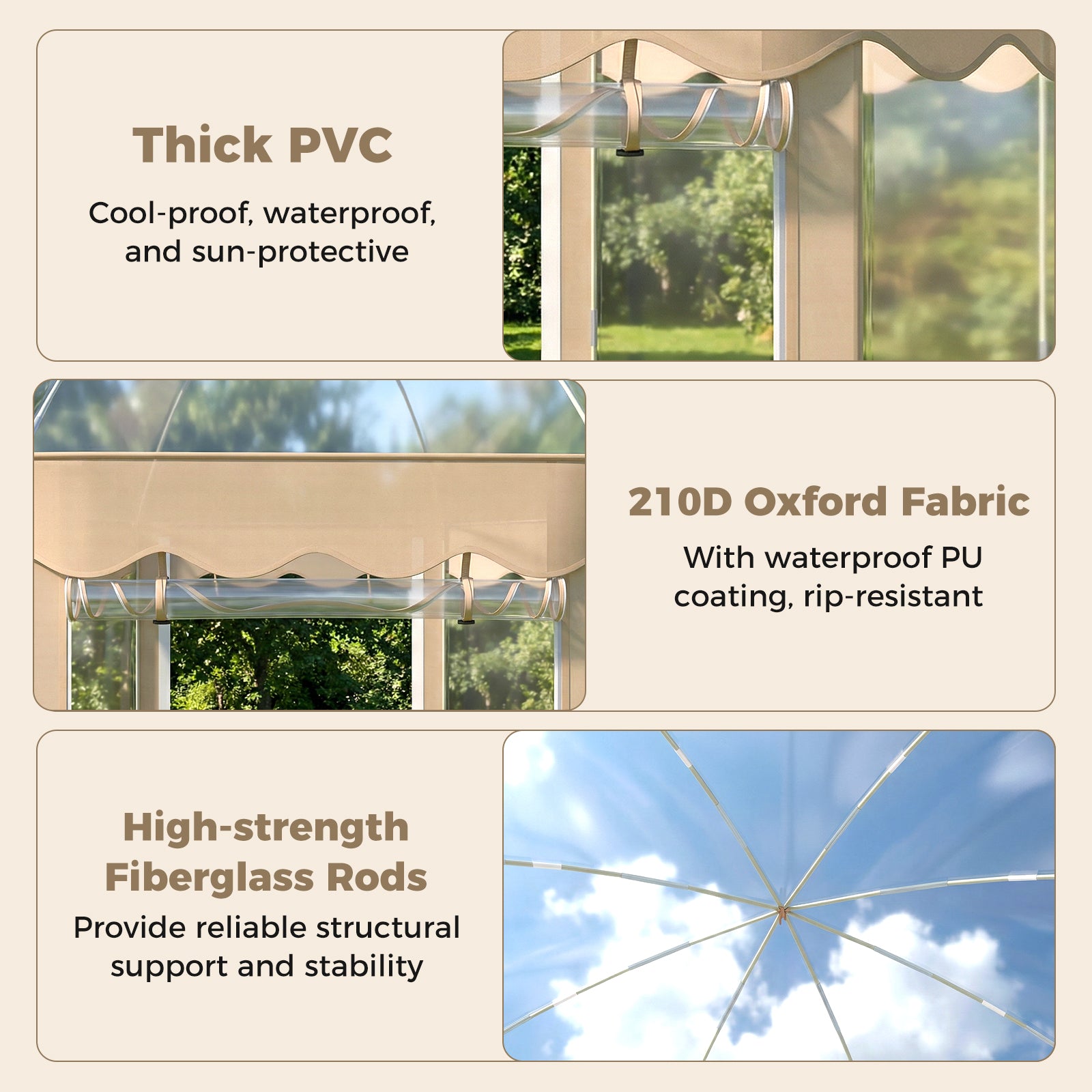 Pop Up Bubble Tent 10x10 FT for 8-10 People Weatherproof Pod with 540° Panoramic Clear PVC Tents at Gallery Canada