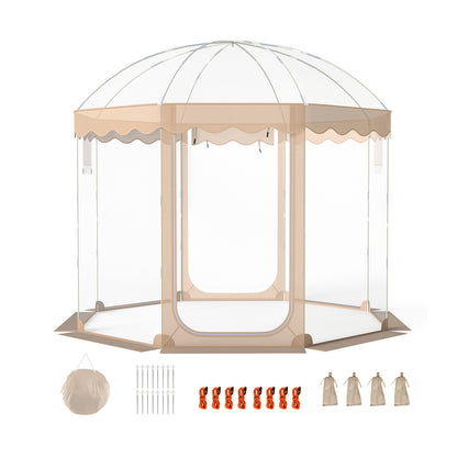 Pop Up Bubble Tent 10x10 FT for 8-10 People Weatherproof Pod with 540° Panoramic Clear PVC Tents at Gallery Canada