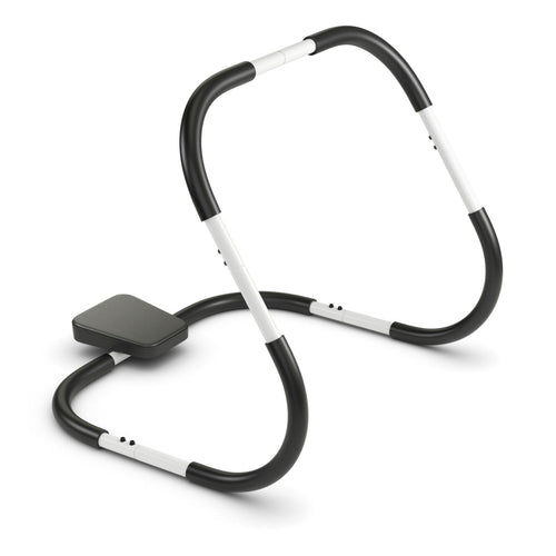 Portable Ab Trainer, Headrest And Foam Handle, White