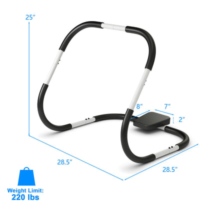 Portable Ab Trainer, Headrest And Foam Handle, White Benches Racks & Bars at Gallery Canada