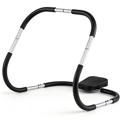 Portable AB Trainer, Headrest, Foam Handle, Silver Benches Racks & Bars Silver at Gallery Canada