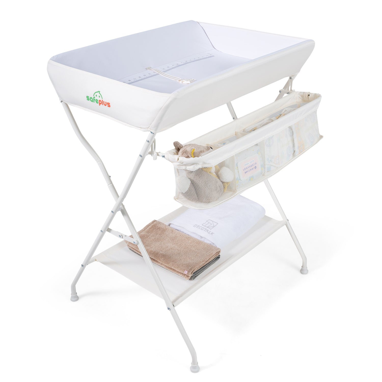 Portable Baby Change Table, Folding Nursery Organizer, Beige Changing Tables at Gallery Canada