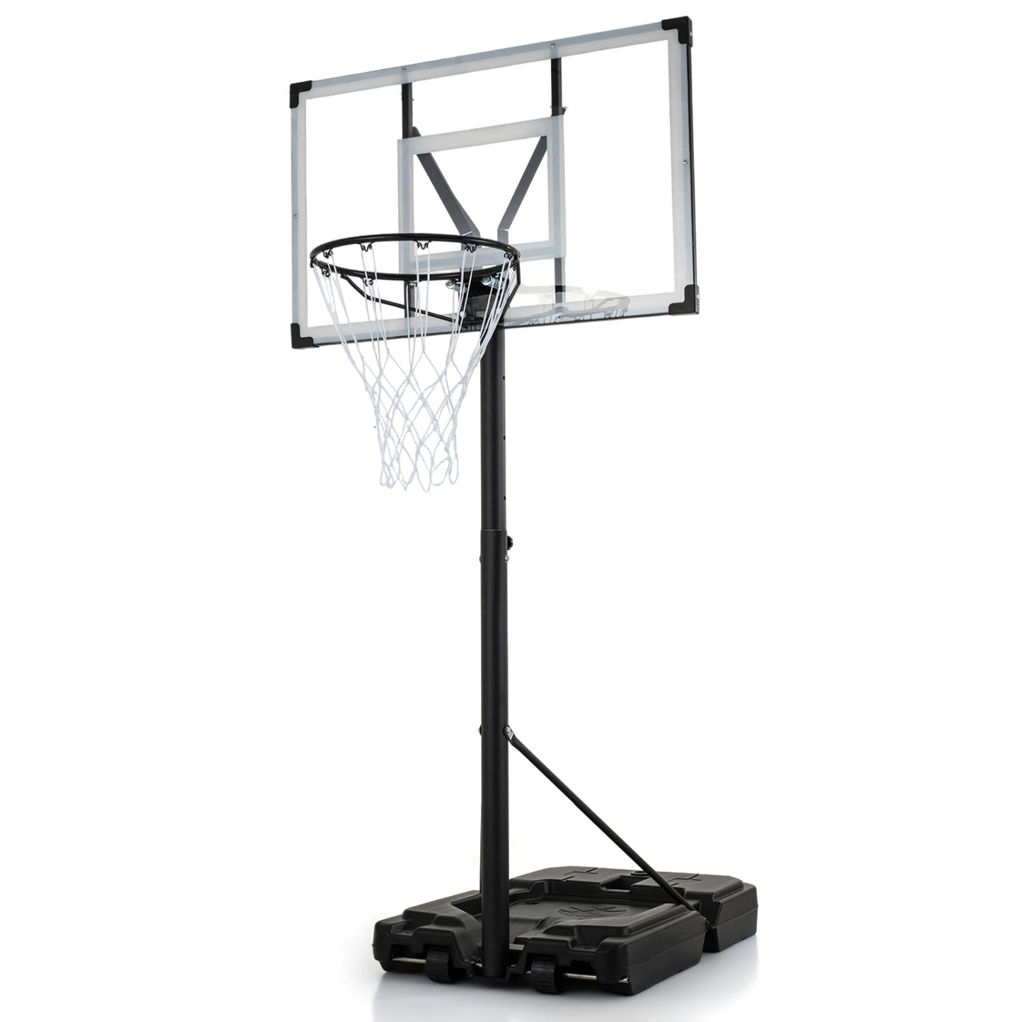 Panneau de basket portable, réglable de 4,43 à 10 pieds