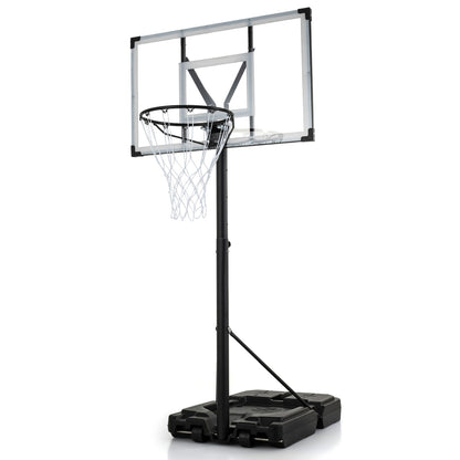 Panneau de basket portable, réglable de 4,43 à 10 pieds