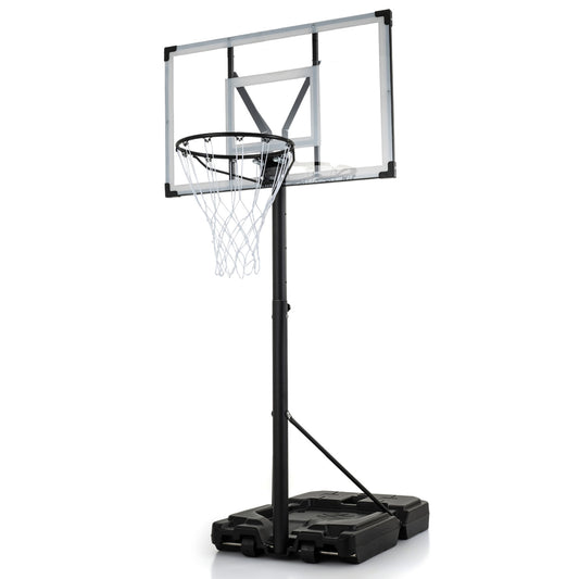Portable Basketball Hoop, 4.43-10 Ft Adjustable Sport Equipments Black at Gallery Canada