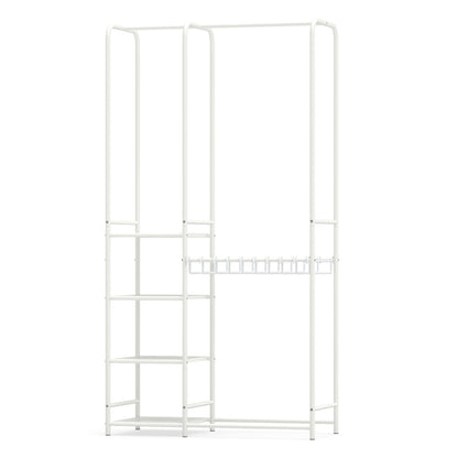 Portable Closet With Pants Hangers, 2 Hanging Rods, 4 Shelves, White Clothing & Closet Storage at Gallery Canada