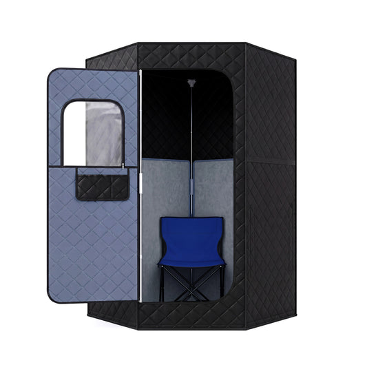 Portable Far Infrared Sauna Box Tent, Black Sauna Black at Gallery Canada