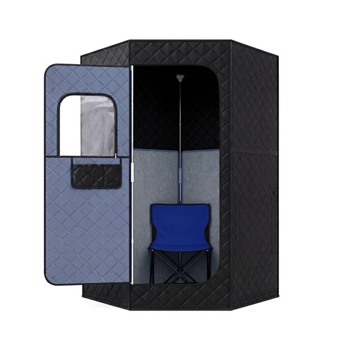Portable Far Infrared Sauna Box Tent, Black
