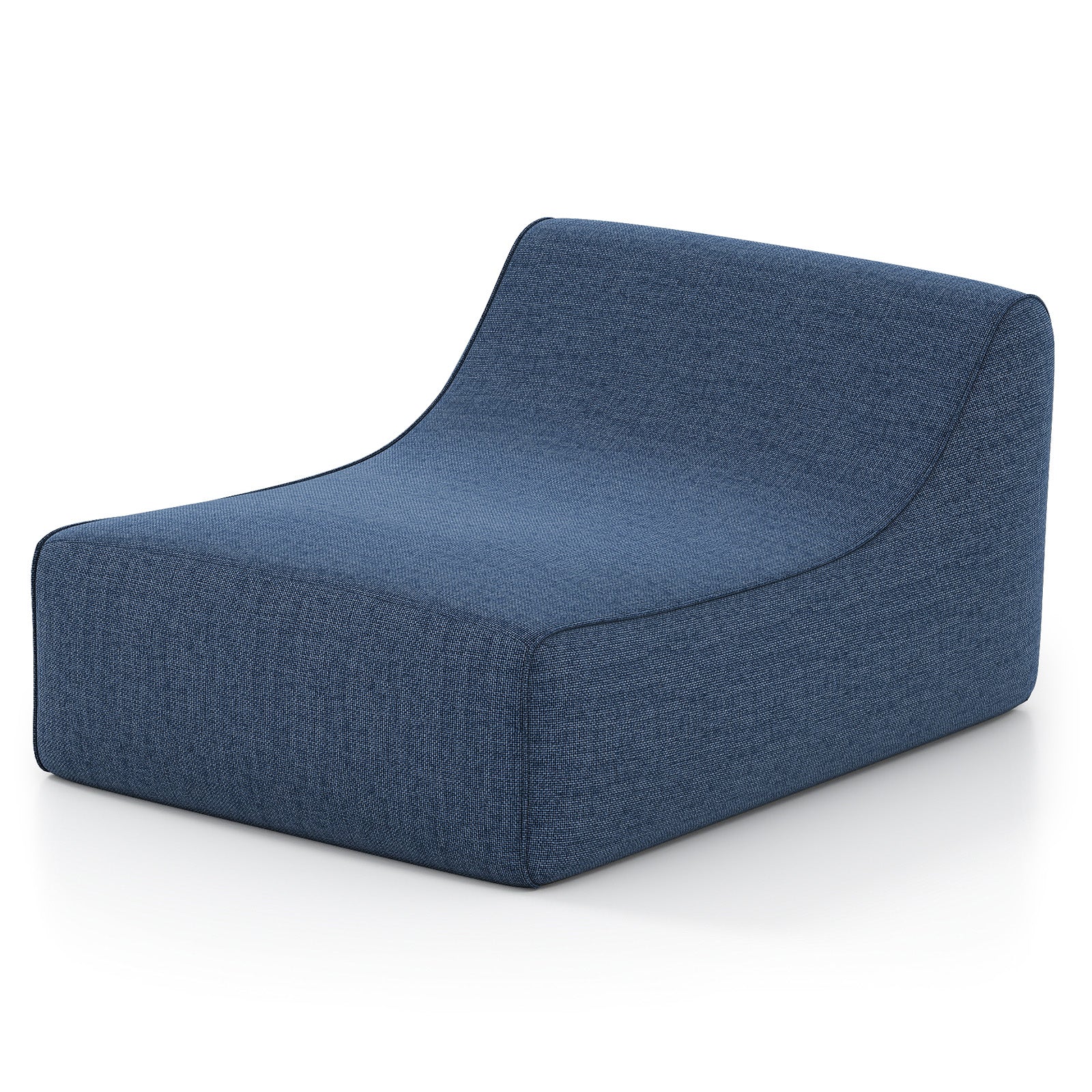 Portable L-Shaped Inflatable Lazy Sofa with Detachable Cover, Blue Sofas & Loveseats at Gallery Canada