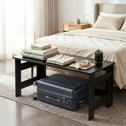 Portable Low Floor Table with Foldable Legs for Living Room, Black Coffee Tables at Gallery Canada