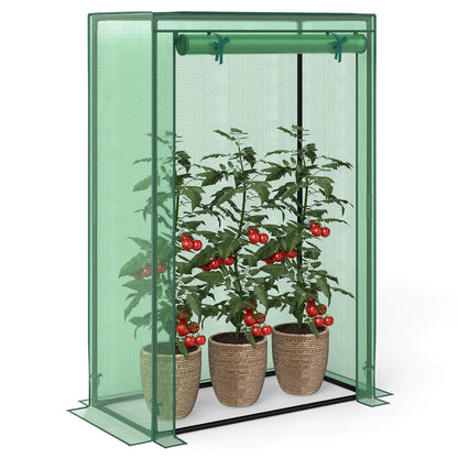 Portable Mini Greenhouse with Roll-Up Zippered Door, Green Greenhouses at Gallery Canada
