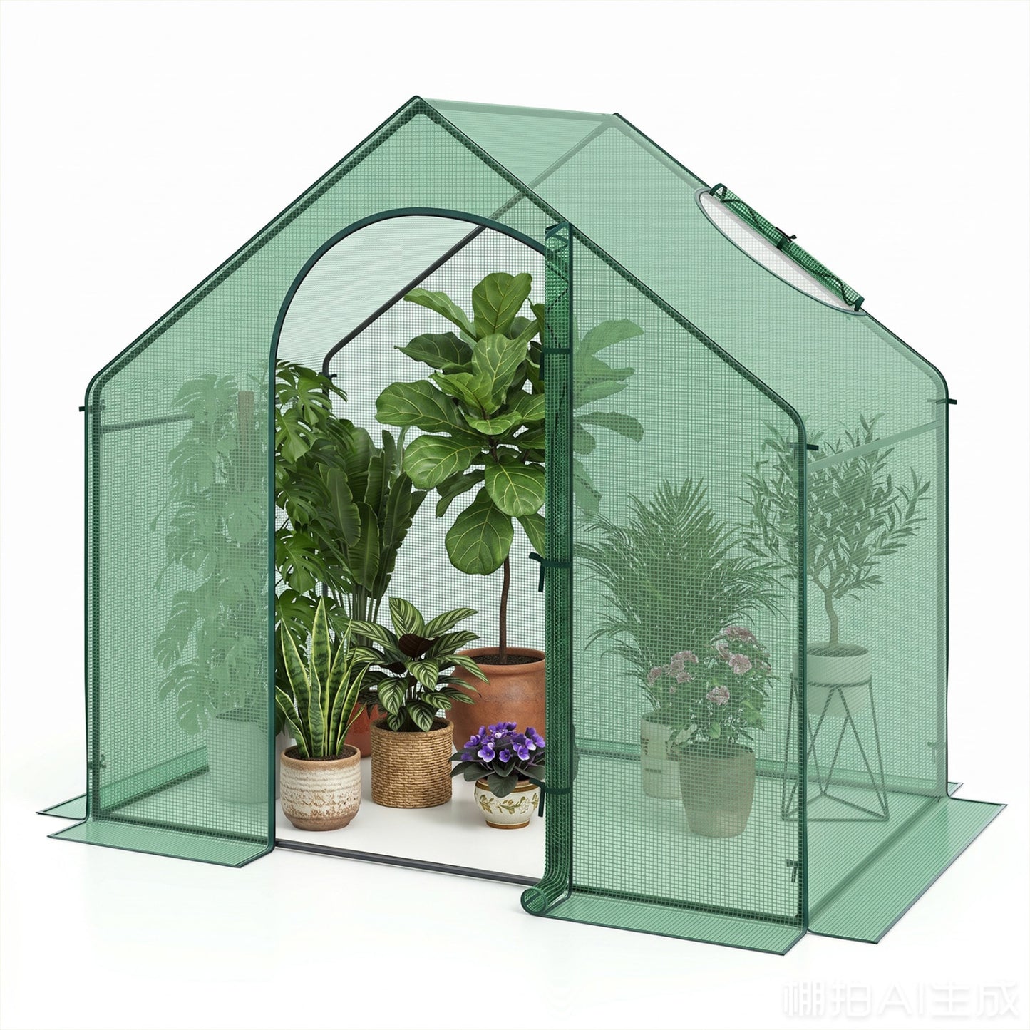 Portable Outdoor Warm House, PE Cover, Roll-Up Zippered Door Greenhouses at Gallery Canada