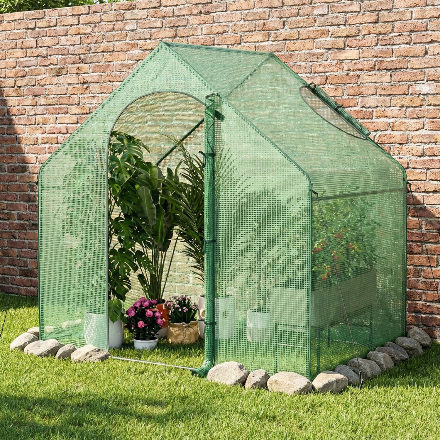 Portable Outdoor Warm House, PE Cover, Roll-Up Zippered Door Greenhouses at Gallery Canada