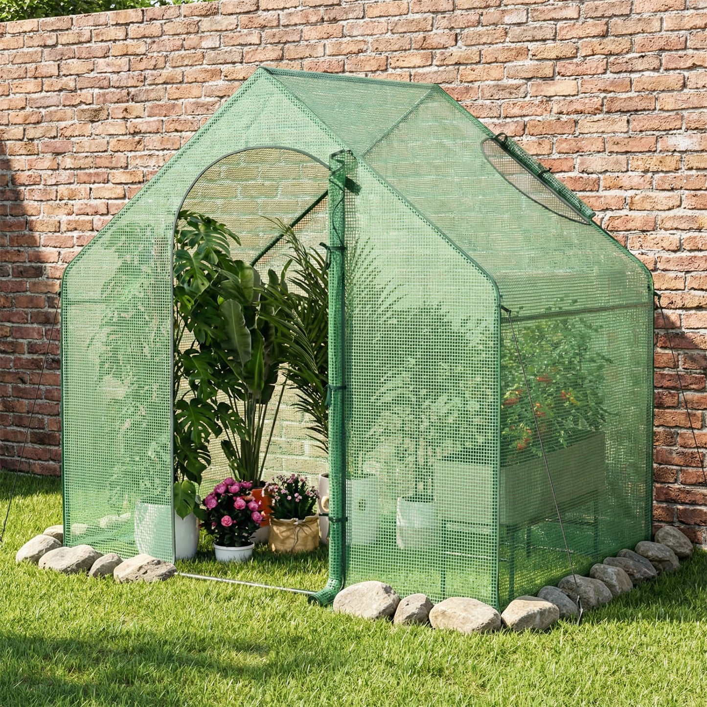 Portable Outdoor Warm House, PE Cover, Roll-Up Zippered Door Greenhouses at Gallery Canada