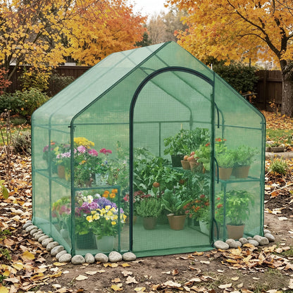 Portable Outdoor Warm House, PE Cover, Roll-Up Zippered Door Greenhouses at Gallery Canada