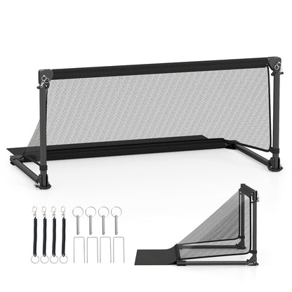 Portable POP Up Toddler Soccer Net with Metal Frame-S, Black Sport Equipments at Gallery Canada