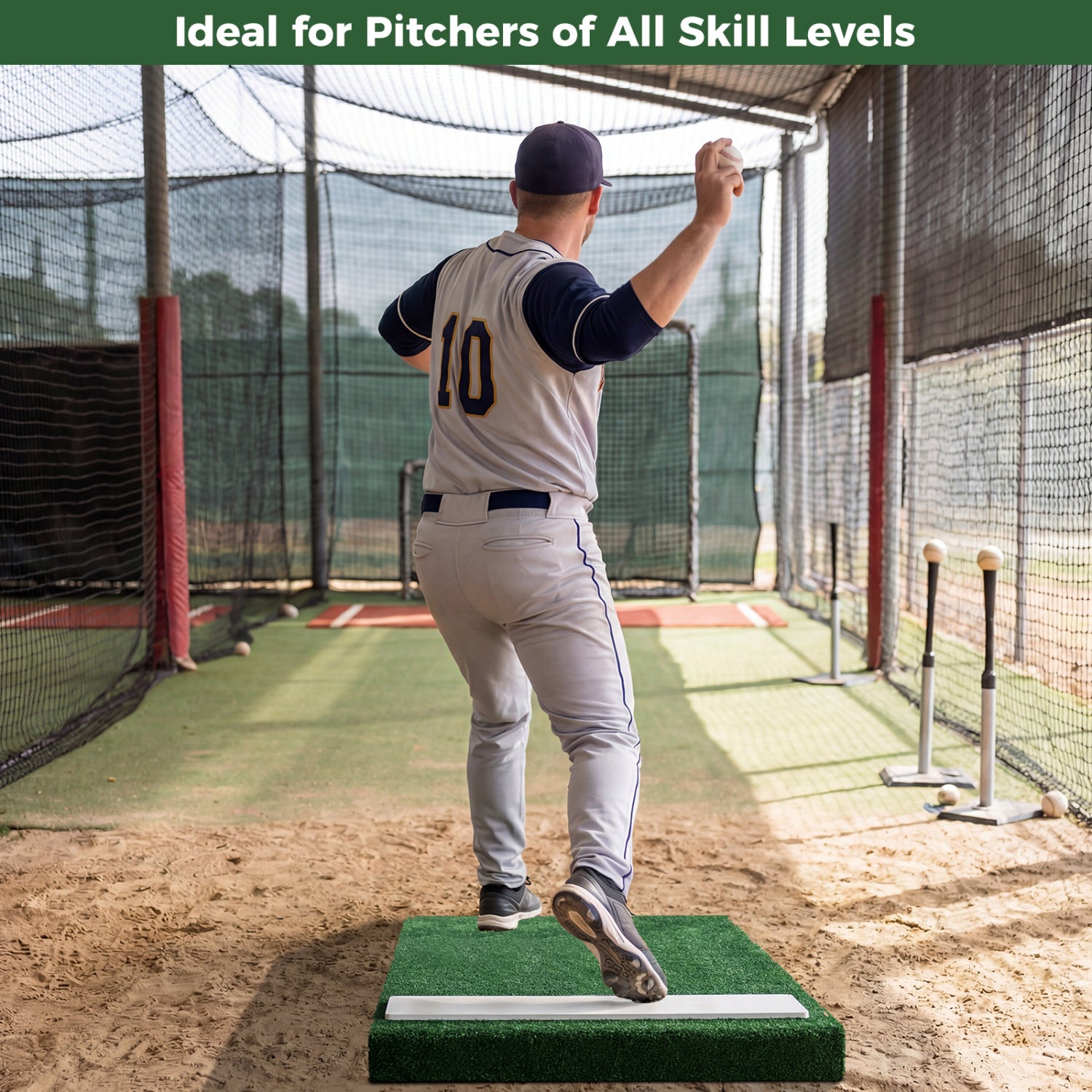 Portable Pitching Mound With Baseball Pitching EVA Carry Handle Golf at Gallery Canada