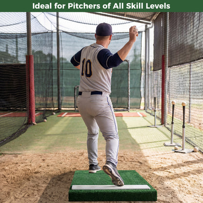 Portable Pitching Mound With Baseball Pitching EVA Carry Handle Golf at Gallery Canada