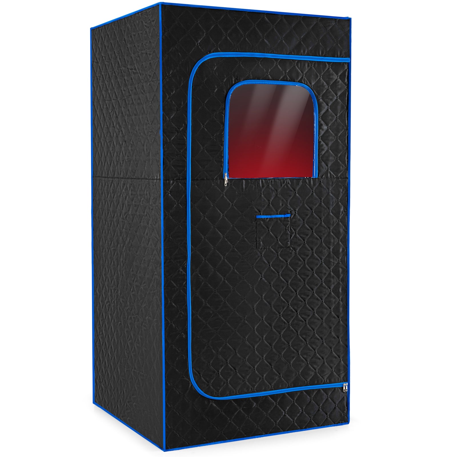 Portable Steam Sauna Box with 3L/1200W Fast-Heat Steamer and 15-Level Temperature, Blue Sauna Blue at Gallery Canada
