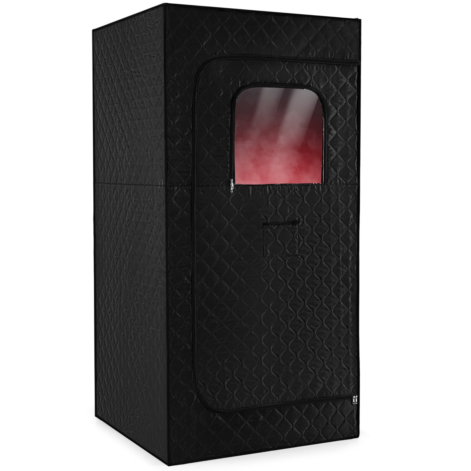 Portable Steam Sauna Box with 3L/1200W Fast-Heat Steamer and 15-Level Temperature, Black Sauna at Gallery Canada