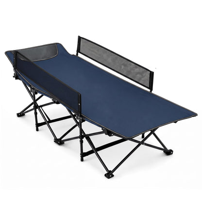 Portable Travel Toddler Cot Bed, Navy