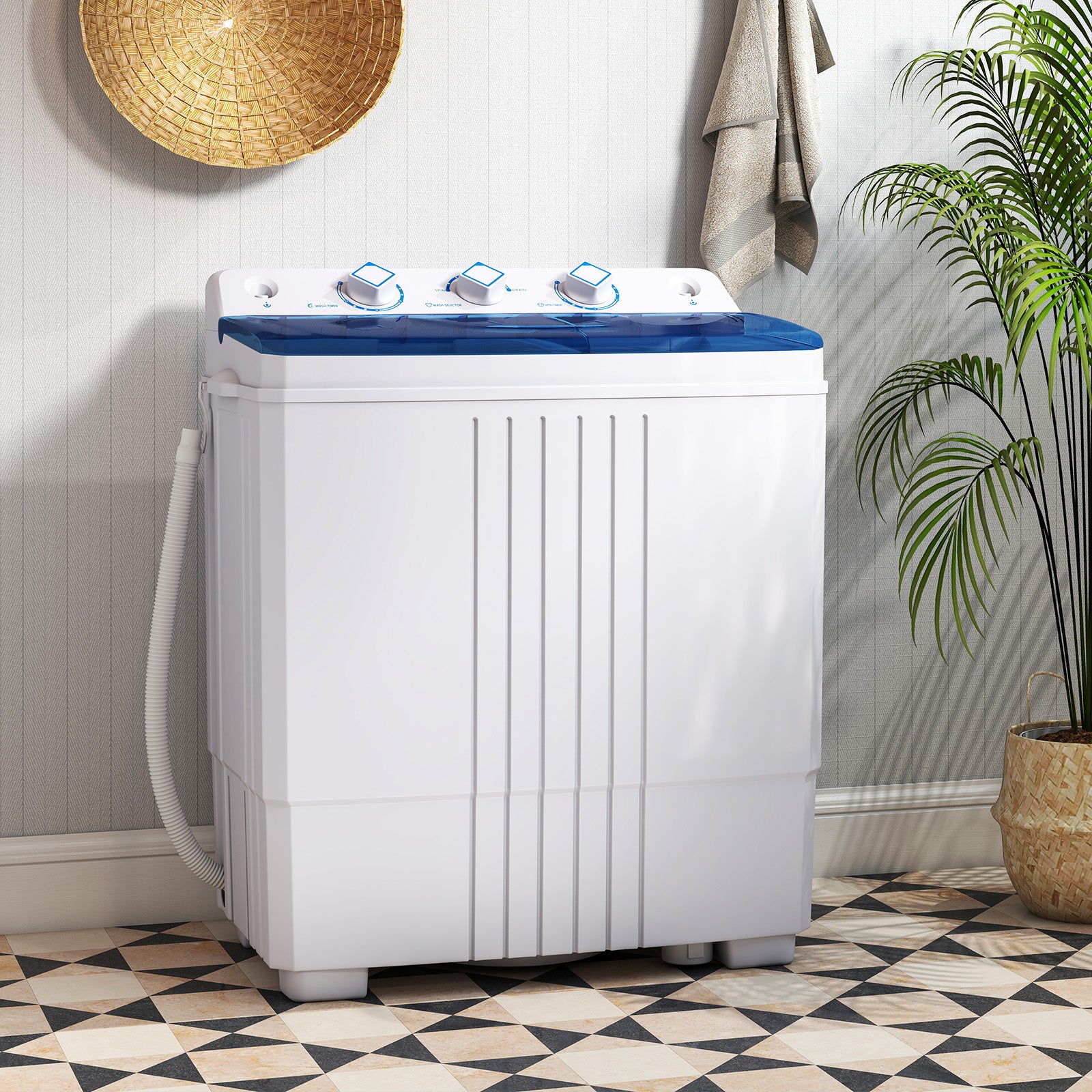Portable Washing Machine for Dorms and Apartment, Blue Washing Machines at Gallery Canada
