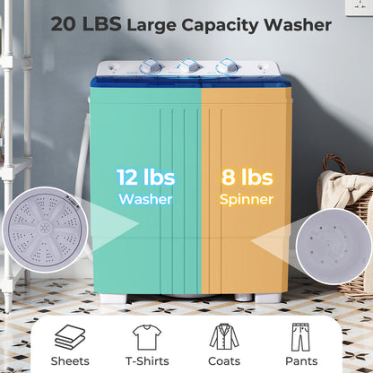 Portable Washing Machine for Dorms and Apartment, Blue Washing Machines at Gallery Canada