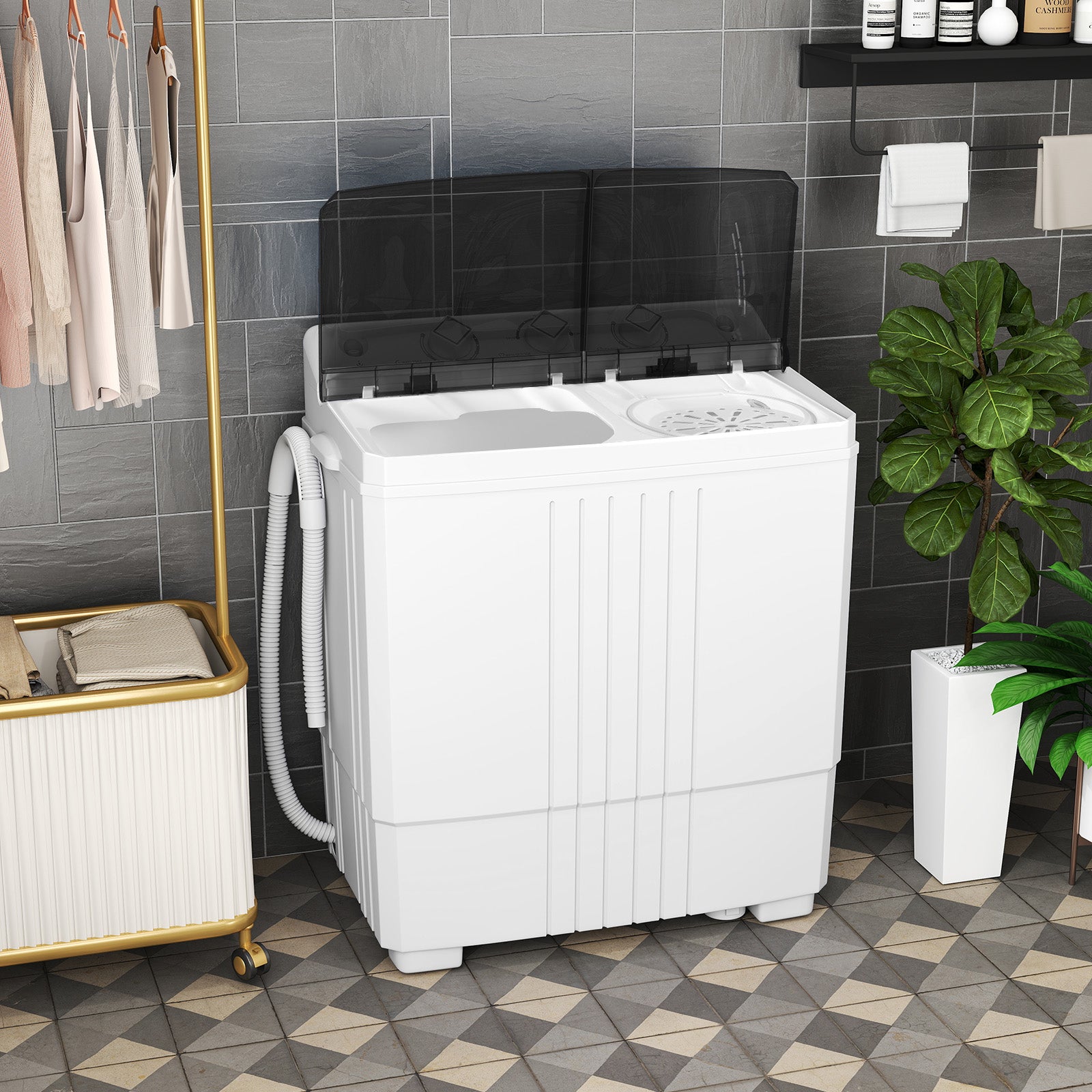 Portable Washing Machine for Dorms and Apartment, Black Washing Machines at Gallery Canada