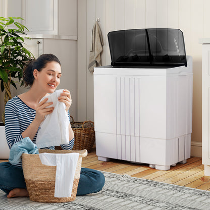 Portable Washing Machine with Built-in Drain Pump, Black Washing Machines at Gallery Canada
