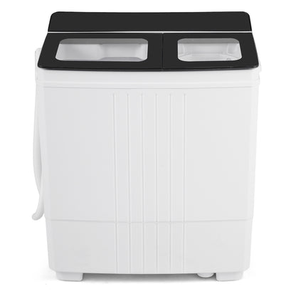 Portable Washing Machine, 12 LBS Washer 8 LBS Spinner, Black Washing Machines at Gallery Canada