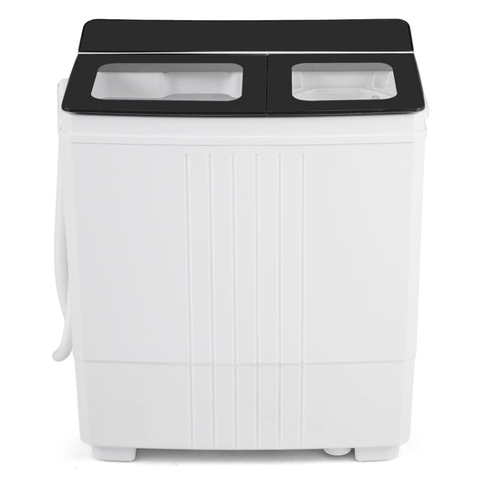 Portable Washing Machine, 12 LBS Washer 8 LBS Spinner, Black Washing Machines Black at Gallery Canada