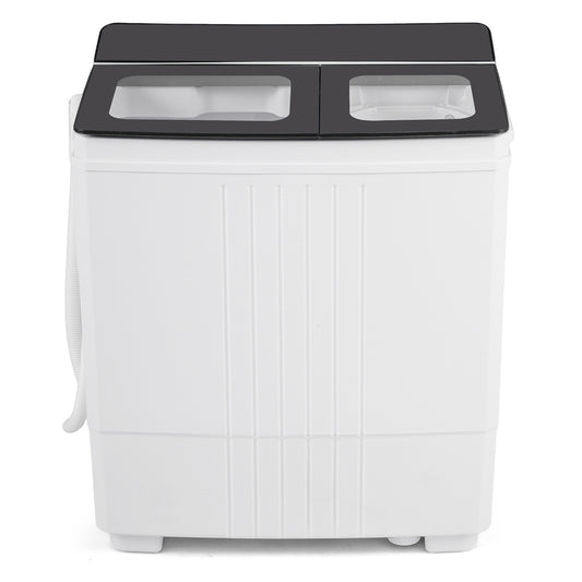 Portable Washing Machine, 12 LBS Washer 8 LBS Spinner, Gray Washing Machines Gray at Gallery Canada